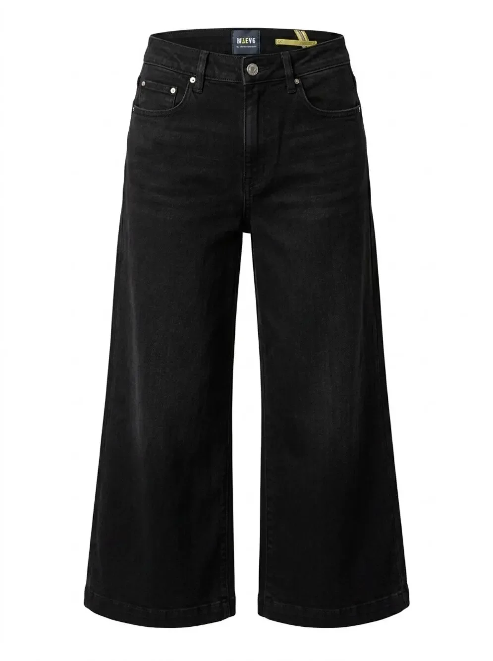 Maeve by Anthropologie Black Wide Leg Denim Jeans Women Size 29